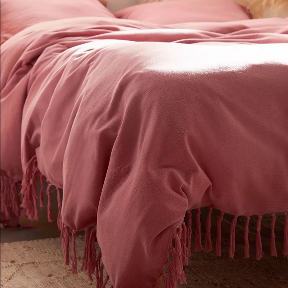 NWT Urban Outfitters Bohemian Callah Recycled Crepe Duvet Cover KING - Picture 6 of 6